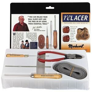 NWB Professional Relacer Ball Glove Repair Kit Stock JMRLP-T Tan Laces